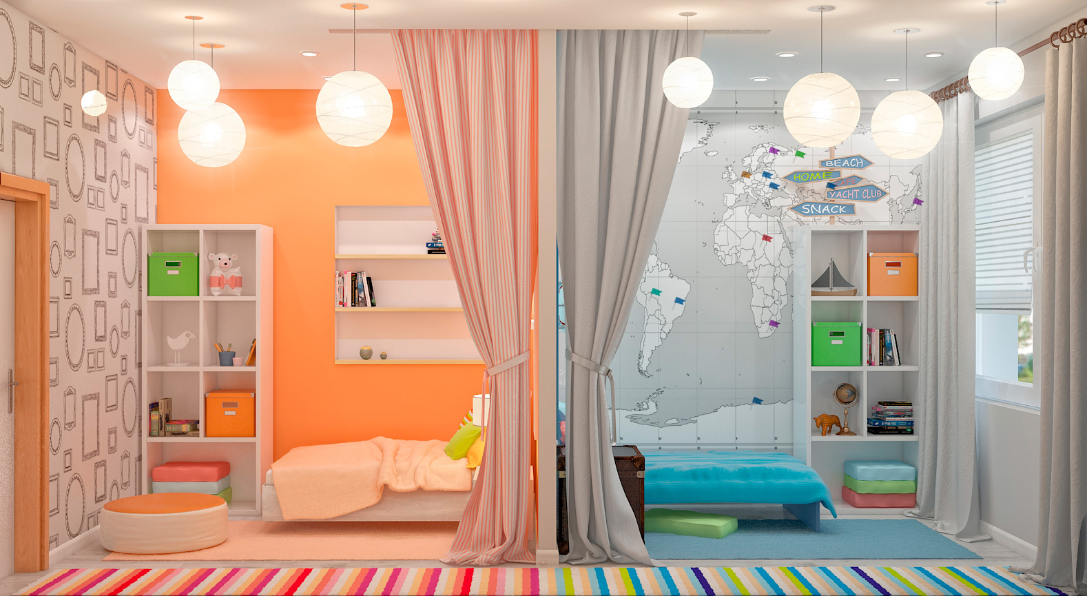 Дизайн детской комнаты - безопасность, функциональность и креативные решения