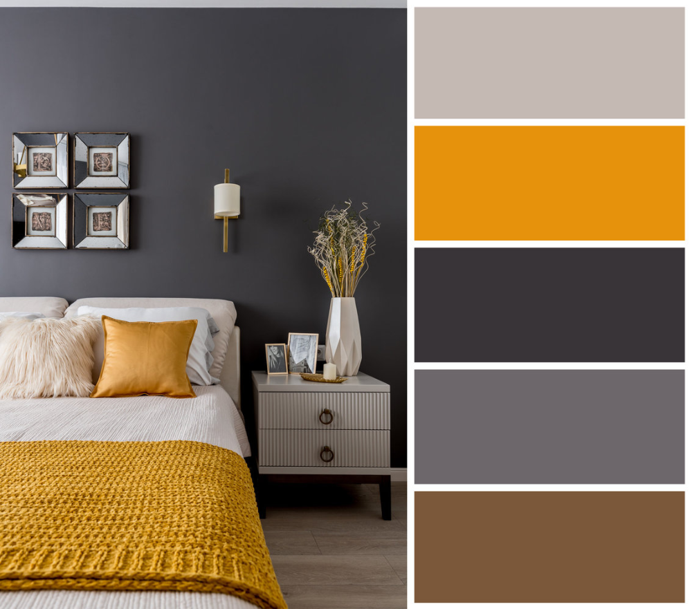 10 цветовых гамм для дизайна интерьера спальни